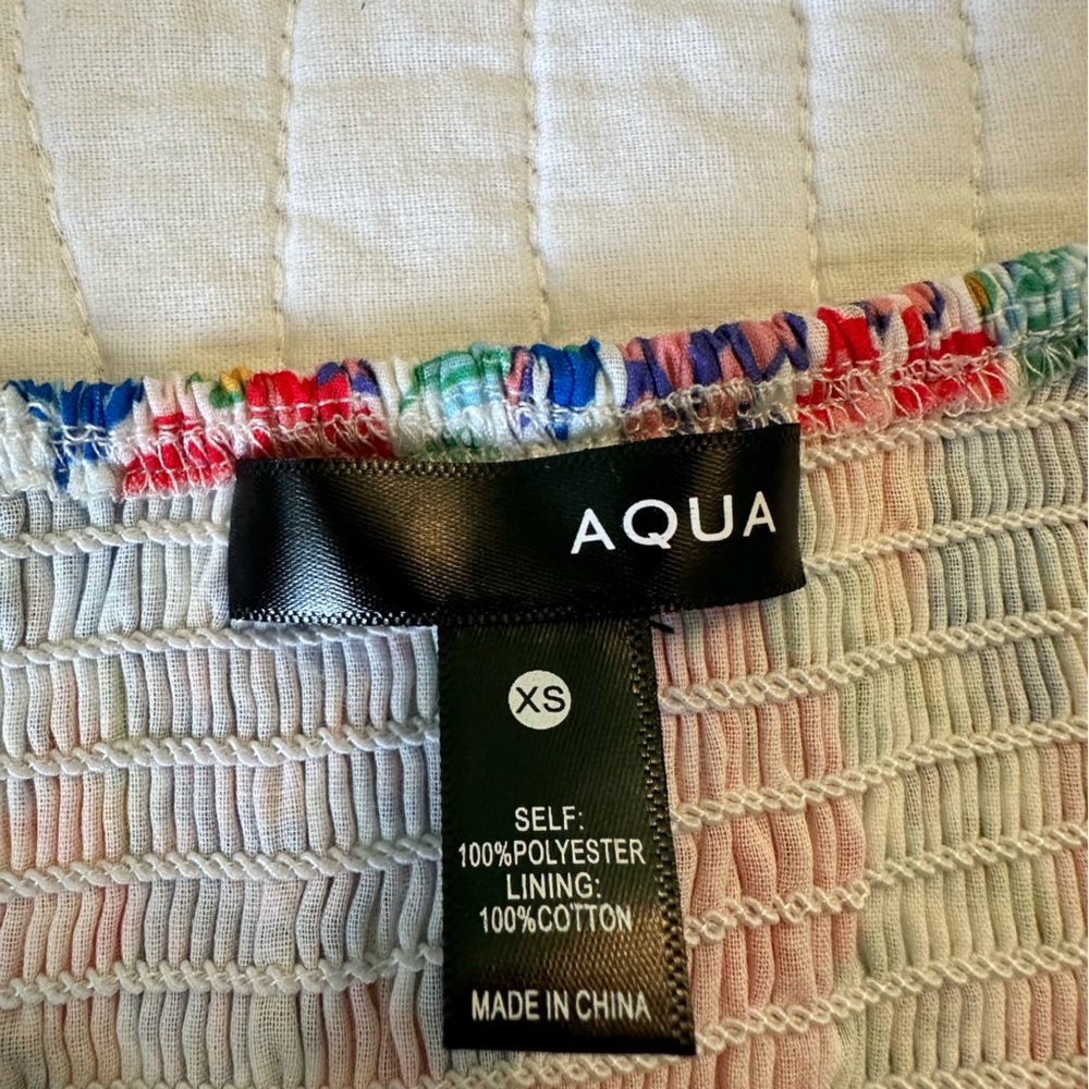 NEVER WORN AQUA floral dress